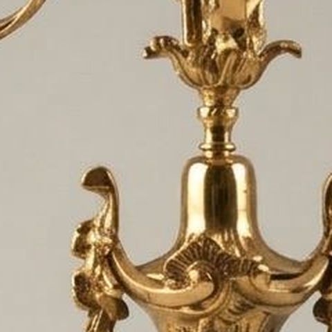 Polished cast brass specimen