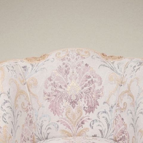 Italian silk damask upholstery specimen